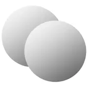 Wall Mirrors 2 pcs 70 cm Round Glass vidaXL