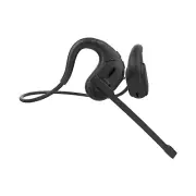 Black Bluetooth 5.3 Wireless Bone Conduction Open Ear Headphones With Mic