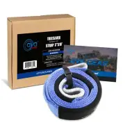 AYA Gear 3“x10' Tow Strap 35,000lbs Break Strength Off Road Recovery Winch Rope