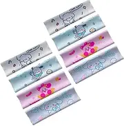 Eyeglass Cleaning Cloths for Glasses, Cute Pet Design Microfiber Cleaning Cloth,8 Pcs Soft Glasses Lenses Cleaner Wipes for Eyeglasses, Sunglasses, Computer Screens, Camera, and More(6.89" x 5.7")