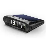 Universal Solar Power Digital GPS Car Speedometer Wireless HUD Display Mph KM/H Speedometer Time Speed Alarm Temperature