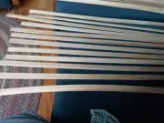 Lot 12 Pieces Dollhouse Miniature Moldings Trim Baseboard 11/16" BY 24" 2nd's