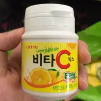 在飛比找蝦皮購物優惠-韓國 樂天LOTTE VC 檸檬糖罐65g 下午茶 零食 手