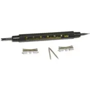 2 Watch Band Stainless Steel Bracelet Ends 20mm & Watchmakers Spring Bar Tool