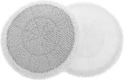 JEWEDECO 2pcs Steam Mop Cloth Steam Mop Cotton Pads Floor Buffer Machine Shark Pads Cleaning Shark Accessories Symphony for Cleaning Carpet Bonnets Neat White Cotton