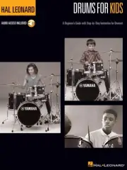 Hal Leonard Drums for Kids Beginner Guide Learn to Play Lesson Book Online Audio