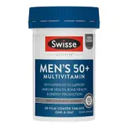 Swisse Men's 50+ Multivitamin, Vitamin C, 90 Tablets