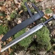 CUSTEM MADE Hand-forged, Medieval Seax knife