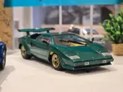SCALEXTRIC Slot Car 1:32 LAMBORGHINI COUNTACH Verde GREEN DPR Lights NEW C4500