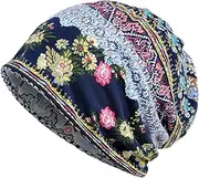 [HAMKVBPR] Women's Knitted Hat Casual Pullover Hat Breathable Brimless Cap Winter Scarf Cap for Cold Weather