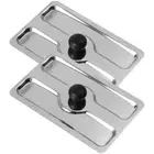 2 Pcs Toaster Cover Bread Stainless Maker Machine Dust Breakfast