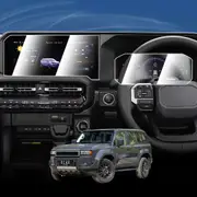 Tempered Glass Dash Center Console Screen Protector for Toyota Prado 250 Series 2024-2025 Touchscreen Anti-Scratch Cover Accessories