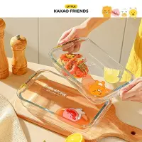 在飛比找樂天市場購物網優惠-⭐ KAKAO 烤盤 玻璃烤盤 餐盤 耐高溫 蒸盤 微波爐 