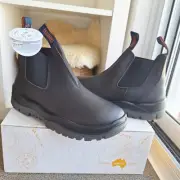 New Mens Mongrel Non Safety Elastic sided Boots 916020 EU 42.5 UK 8.5 US 9.5 Kip