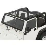 Bestop 52403-11 Sun Standard Targa Style Bikini Top Mesh For Jeep 97-06