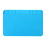 2pcs Silicone Soldering Mat Heat Insulation 932°F 12" x 8" Repair Work Mat