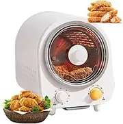 Electric Smokeless Rotating Grill Oven, Oven and Grill with Hot Plates, 0-230 ℃ Adjustable Temperature and 60 Min Timer, 360° Rotating Heating, Accessories Included, for Kebabs, Skewers