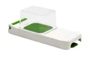 Alligator Chopper with Collector White/Green Grate Chop Dice Cut