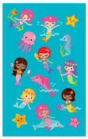 Glow In The Dark Stickers (Mermaid & Friends)
