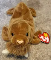 NWT 1999 Ty Original Beanie Baby Paul the Walrus Plush Stuffed Animal