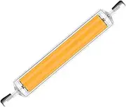 High Power COB R7s LED Glass Tube 78mm 118mm J78 J118 COB Lights Bulb Home Replace Halogen Lamp 1pcs,Cold White,25W 78MM