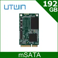 在飛比找PChome24h購物優惠-優科技Utwin 192GB mSATA SSD固態硬碟