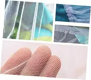 LIFKOME Mosquito Net Cover for Strollers and Car Seats Insect Protection Mesh for White Cradle Bug Netting Elasticized Edging for