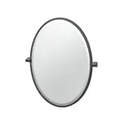 Gatco 5659F A-Line 27-1/2" x 22-3/4" Contemporary Oval Framed - Black