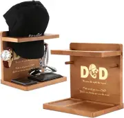 Dad Christmas G-I-F-Ts for Dad, Best Dad Gifts Wooden Hat Stand, Presents for Da