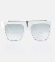 [Jacques Marie Mage] Jacques Marie Mage x Evangelie Smyrniotaki Selini flat-brow sunglasses One Size white
