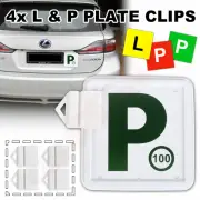 4x L & P PLATE HOLDER CLIPS RTA PLATE HOLDER for Number Plates