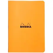 Rhodia Cahier A5 Notebook Grid Orange 96 Pages
