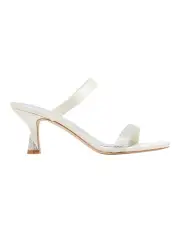 [Nine West] Shimme Sandal in Ivory