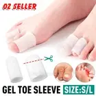 Gel Toe Sleeves Finger Caps Toe Separator Corns Pain Relief Sports Friction Cap