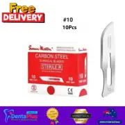 10Pcs Swann-Morton Surgical Scalpel Blades Sterile Carbon Steel Size#10..
