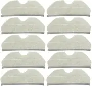 10 Pack Mop Pads Replacement for Narwal Freo X Plus Robot Vacuum Cleaner, Washable & Reusable Microfiber Mop Pads