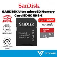 在飛比找蝦皮購物優惠-閃迪 Ultra MicroSD 存儲卡 SDHC UHS-