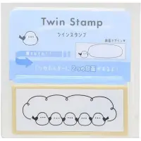 在飛比找蝦皮購物優惠-twin stamp 雙面印章 銀喉長尾山雀 北海道雪精靈