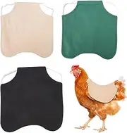 3X Premium Chicken Saddle for Hen | Chickens Apron Back Protector for Hens | Side Protector Outdoor Protect Accessories, Clothes for Small Medium Large Poultry Breeds