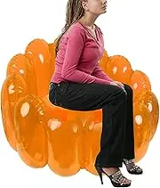 Portable Inflatable Couch, Blow Up Bean Bag Sofa for Outdoor Events, Air Sofa for Swimming Pools, Beach, Camping, and Game Day Comfort, Lightweight Air Lounger for -The-Go Use