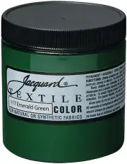 Jacquard Textile Color Fabric Paint 8oz Emerald Green