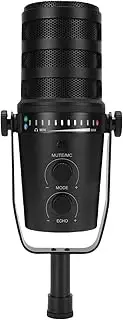 Zopsc USB Microphone, Professional Studio USB Condenser Gaming Microphone, Noise Reduction PC Mic with Control Knob for Recording Interviewing Podcast