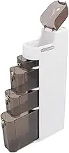 Crafted From PP and PC, Ultra Slim At Narrow Slim Organizer, Move Easily with 4 Wheels, Transparent Drawer, User Friendly Drawer Design, Ideal for Toilet Paper, Kitchen, Laundry