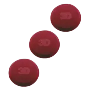 3D Red / black Foam Applicator Pad - 3 Pack