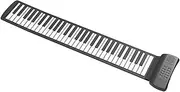 BESTonZON Folding Electronic Piano 61 Keys Portable Roll-up Keyboard for Children Crystal Sound