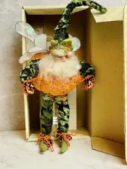 Mark Roberts Pumpkin Pie Fairy Ornate Velvet NIB