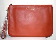NWT Rebecca Minkoff Bittersweet Lissa Leather Pouch XL Clutch The Essentials Bag
