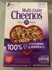General Mills Multi Grain Cheerios Whole Grain Box 9 Oz. New