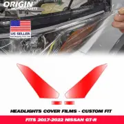 PreCut Headlights Protection Clear Covers Bra Film Kit PPF Fits 2017-2022 GT-R