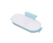 Garbage Bag Holder Kitchen Cupboard Door Drawer Cabinet Hanging Trash Bin Rack Lighe Blue